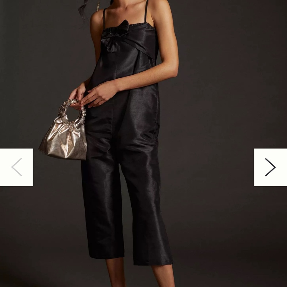 NWT ANTHROPOLOGY Hutch Bow Front Jumpsuit